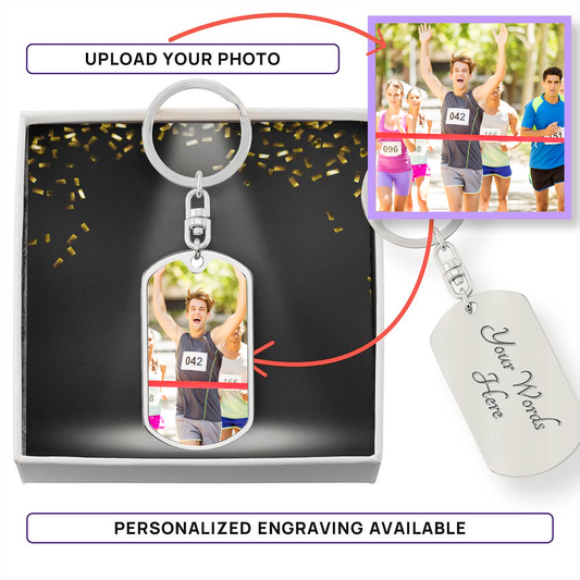 Celebrate Achievements With A Keepsake Keychain - Add Your Favorite Picture