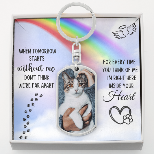 Kitty Memorial Keepsake - Keychain