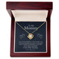 To My Mommy, Love From Your Tummy - Love Knot Necklace