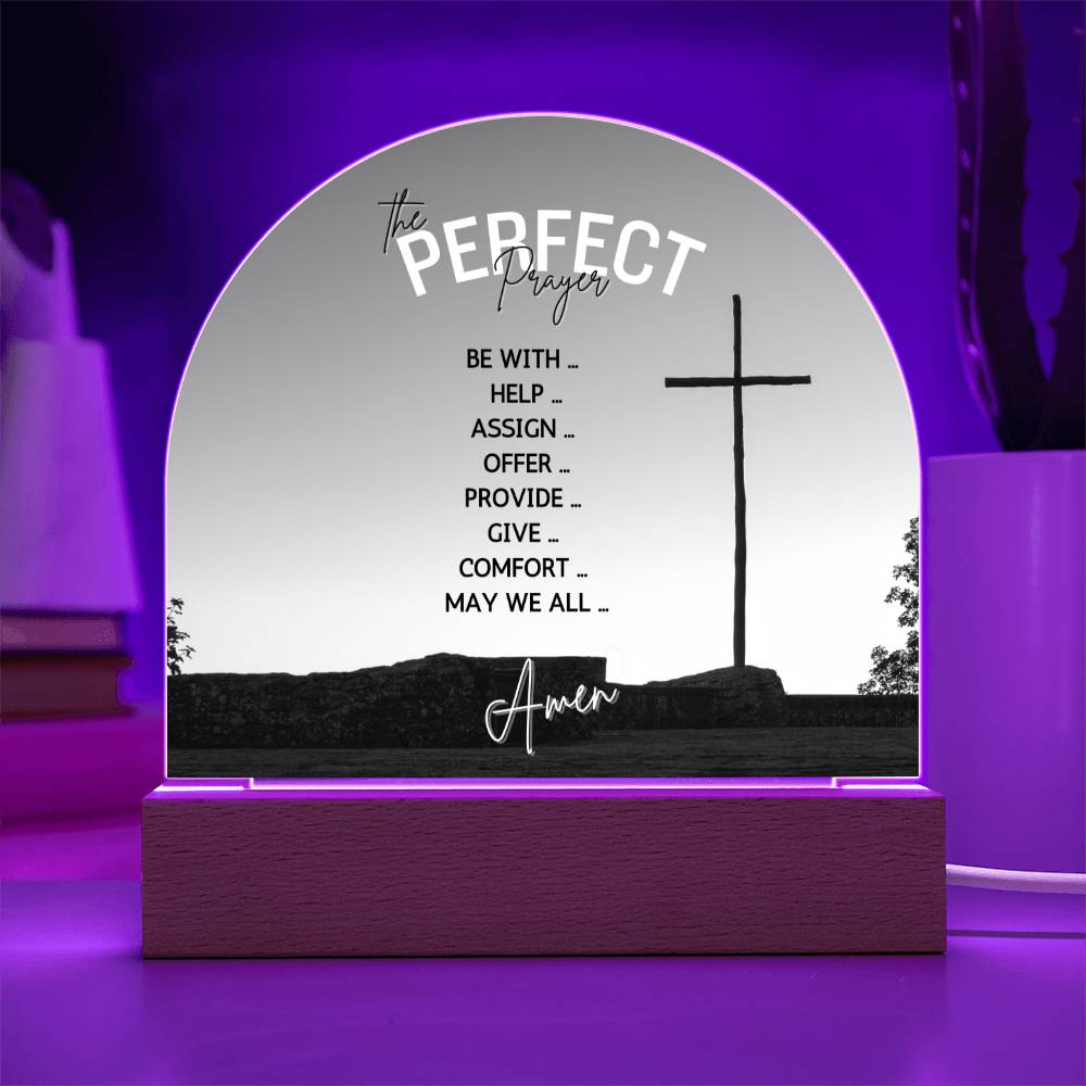 The Perfect Prayer Nightlight - Makes a Great Pastor and Praise Team Gift