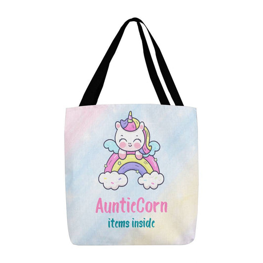 Aunticorn Items Inside Pastel Tote - Perfect Gift For Your Cool Aunt