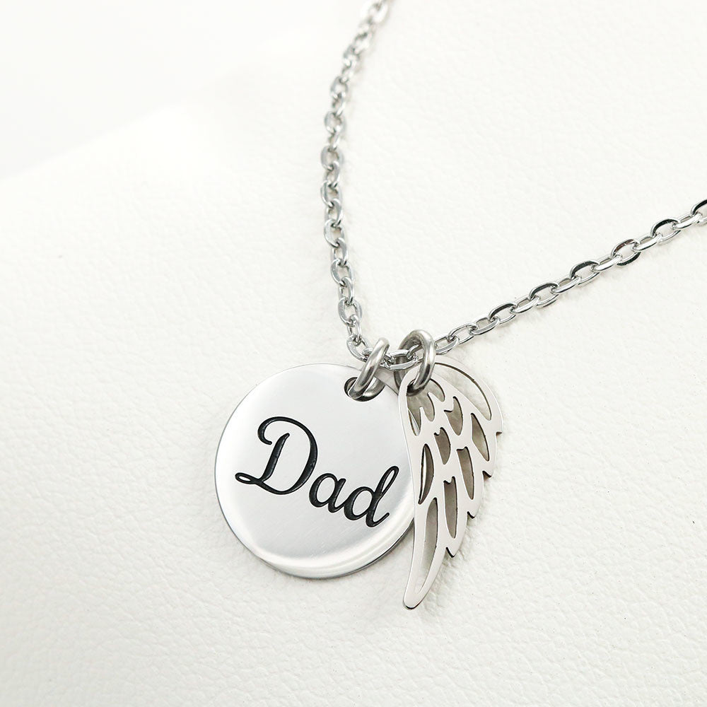 Memorial Gift and Keepsake Necklace for anyone who has lost their Dad