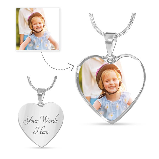 A Special Keepsake Necklace with A Favorite Picture - Perfect Gift for A Mother